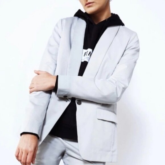 Wildfang Ace Tux Blazer Jacket Career Contemporary Minimalist Academia Large - Picture 1 of 10